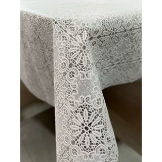 Toalha Estilo Renda em PVC Para Mesa de em 4 Tamanhos Estampa em Relevo Impermeável Sofisticada em Oferta na Shopee