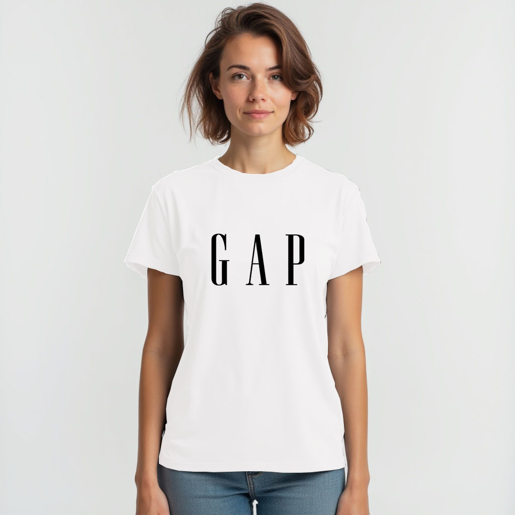 Camiseta Feminina Baby Look Gap Novidade T-Shirt