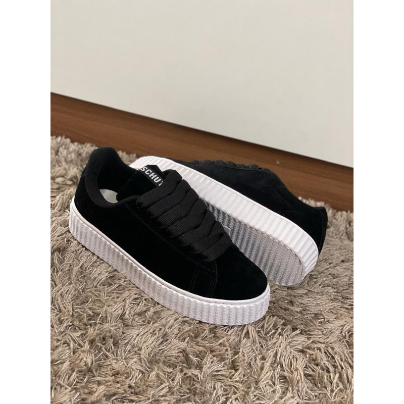 Tênis Feminino Casual Lançamento Dia a Dia De Camurça Super Macio e Leve em Oferta na Shopee