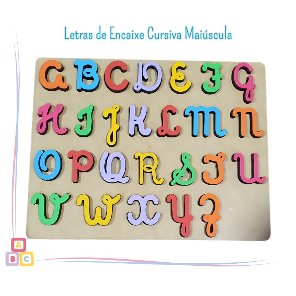 Alfabeto Cursivo Maiúsculo: Onde Comprar | BuscaProdutos