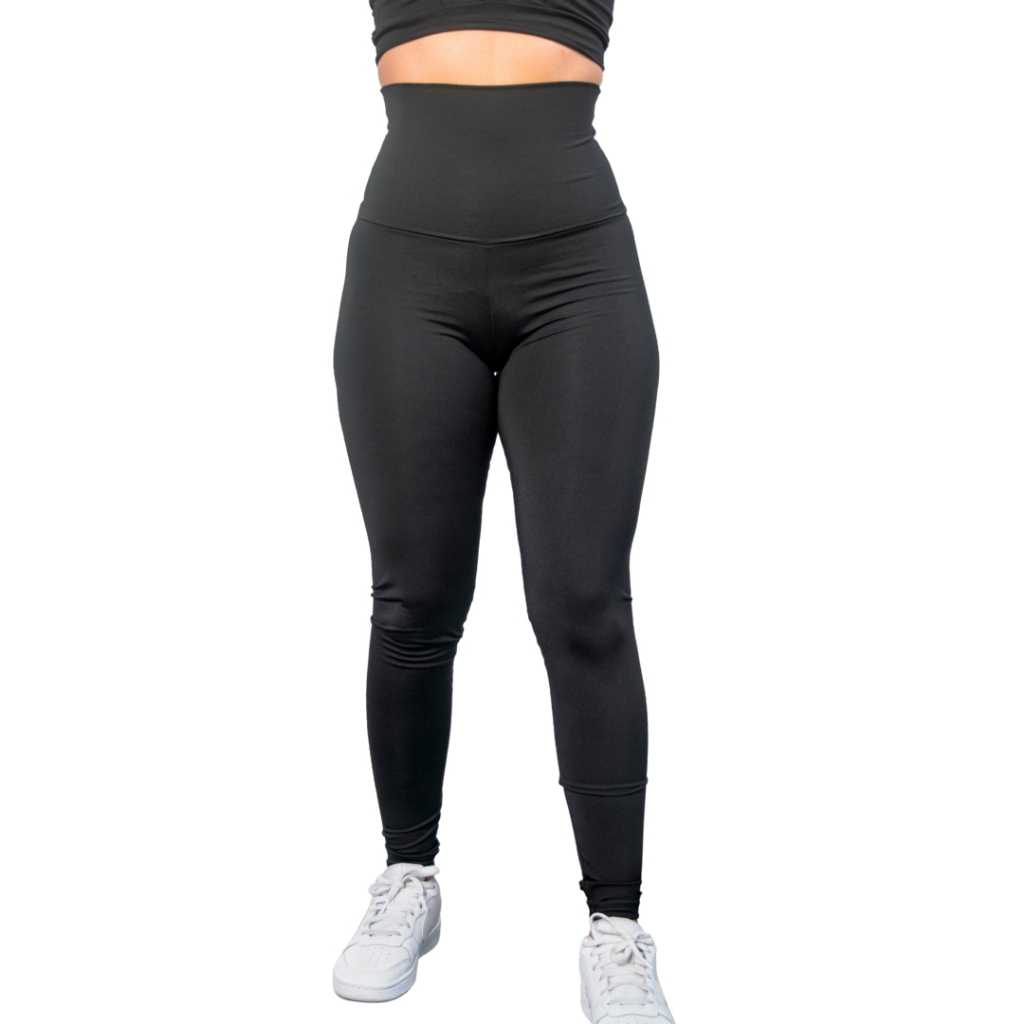 Calça Legging Confortável  Boa Elasticidade Fitness Cós Alto Zero Transparência Academia