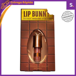 Lip Bunny Gloss Chocolate Original Brilho Vinílico e Hidratação - Fran By Franciny Ehlke