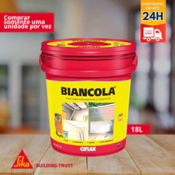 Ciplak Biancola Adesivo Para Chapisco Reboco Melhora Argamassa Balde 18 L Sika