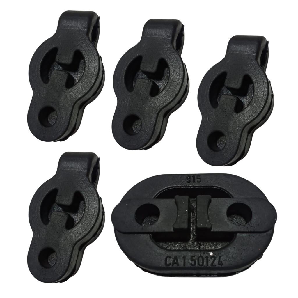 Borracha Coxim Escapamento Mitsubishi Tr4 Kit Com 5 Peças
