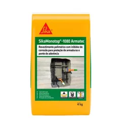 Argamassa para Proteção de Armaduras - Sika MonoTop®-1080 Armatec - Cinza 4kg - SIKA