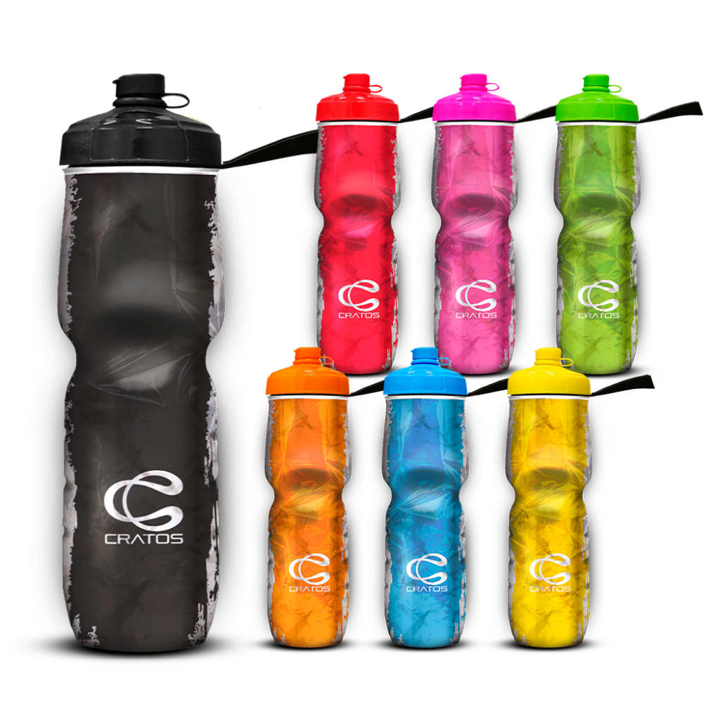 Garrafa Térmica Válvula Automática Caramanhola Squeeze 710ml