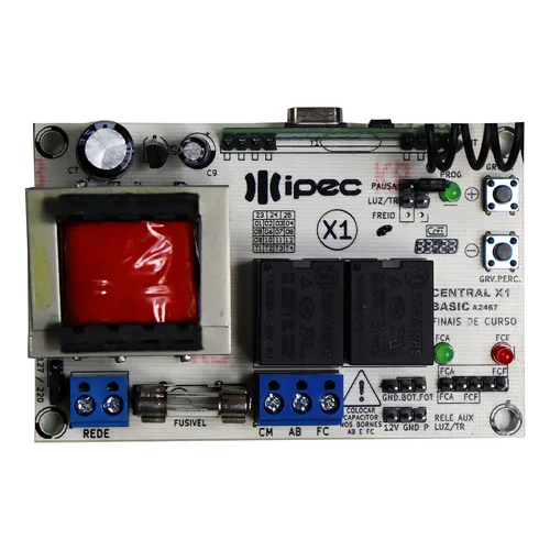 Placa Central Comando Universal Motor de Portão PPA Garen Peccinin Rossi Ipec X1 Light St