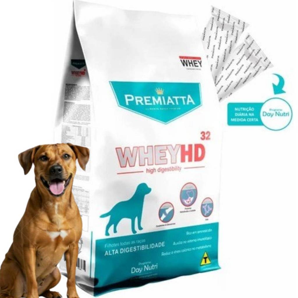 Ração Cachorro Cães Premiatta Whey Hd32 Filhotes Raças Pequenas 3kg
