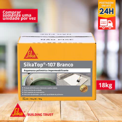 Impermeabilização de Superfícies - SikaTop®-107 Branco 18kg - SIKA