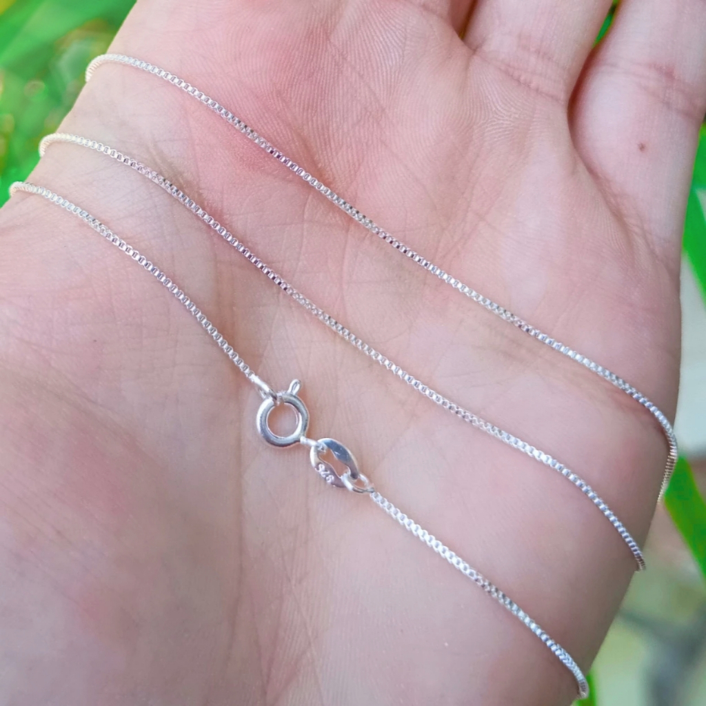 Colar Veneziana Prata 925 Legítima Corrente V12 Prata - 45cm 60cm 70cm Fina Reforçada em Oferta na Shopee