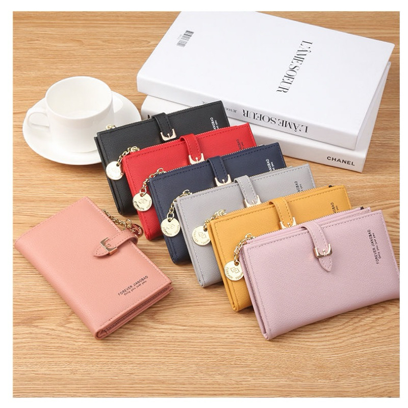 Carteira Feminina Porta-Cartões De PU Feminino