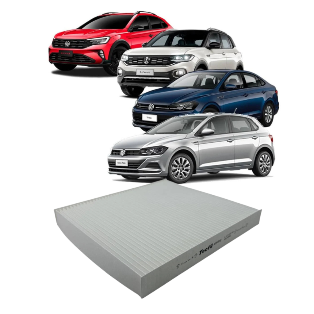 Filtro de Ar Condicionado VOLKSWAGEN Polo T-cross Virtus ACP312 Tecfil em Oferta na Shopee