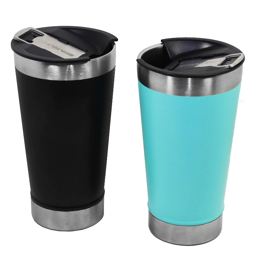 Kit 2  Copos Térmicos 473Ml De Inox Com Tampa e Abridor em Oferta na Shopee