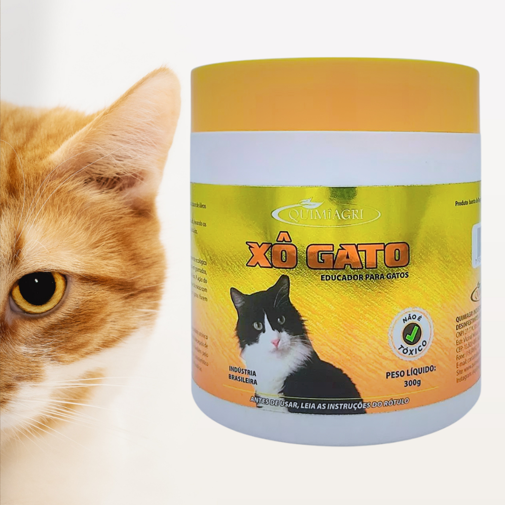 Xo Gato Granulado 300g Repelente Afasta Espanta Gatos