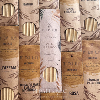 Incenso Natural Artesanal N da Lua com Óleos Essencias e Floral de Bach de Média Duração em Oferta na Shopee