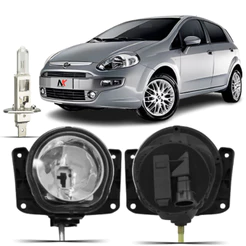 Farol Milha Fiat Punto 2011 2012 2013 + Lampada