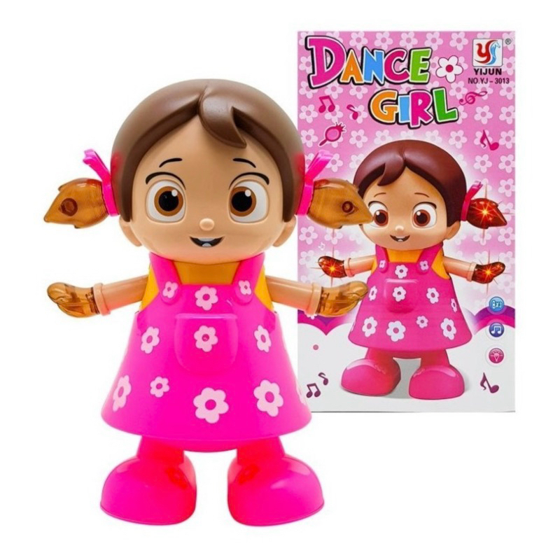 Boneca Dançarina Musical com Luzes e Som |Brinquedo Interativo que Dança e Canta Presente para Meninas