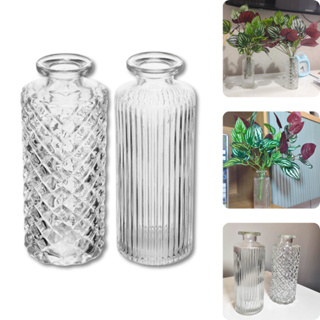 Kit 2/4/8/12 Vaso de Vidro Lyor 13,5cm x 5,5cm - Decorativo Arranjo de Flores Plantas Casa Enfeite Presente Aromatizador em Oferta na Shopee