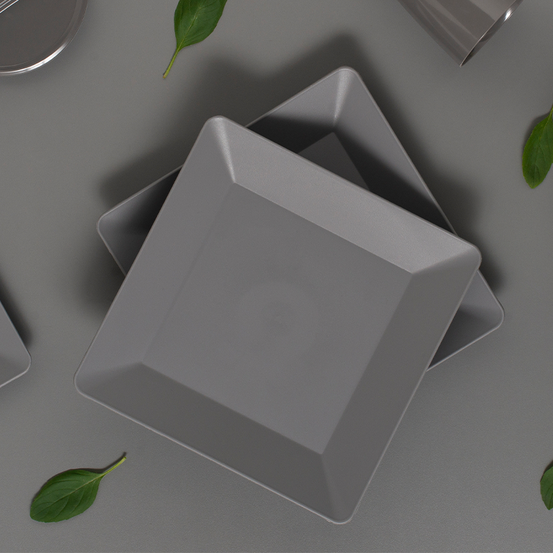 Detalhes do Prato para lanche luna quadrado Ou Linha Servir