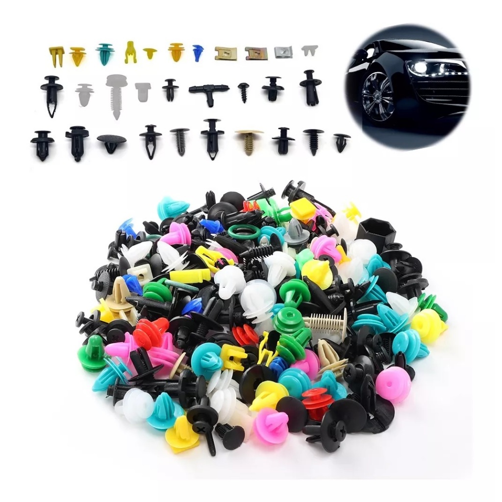 Kit 50 Presilhas Grampos Fixadores Automotivo Carro em Oferta na Shopee
