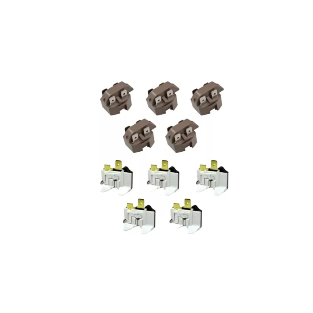 10 Rele Ptc + 10 Protetor Térmico Universal P/geladeira 110v ou 220v