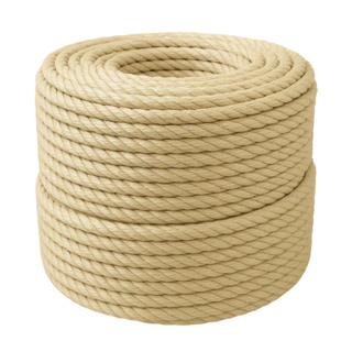Corda De Sisal Natural 10mm Rolo 100 Mts Rasada Arranhador Para Gatos Artesanato Em Geral Acab Fino em Oferta na Shopee