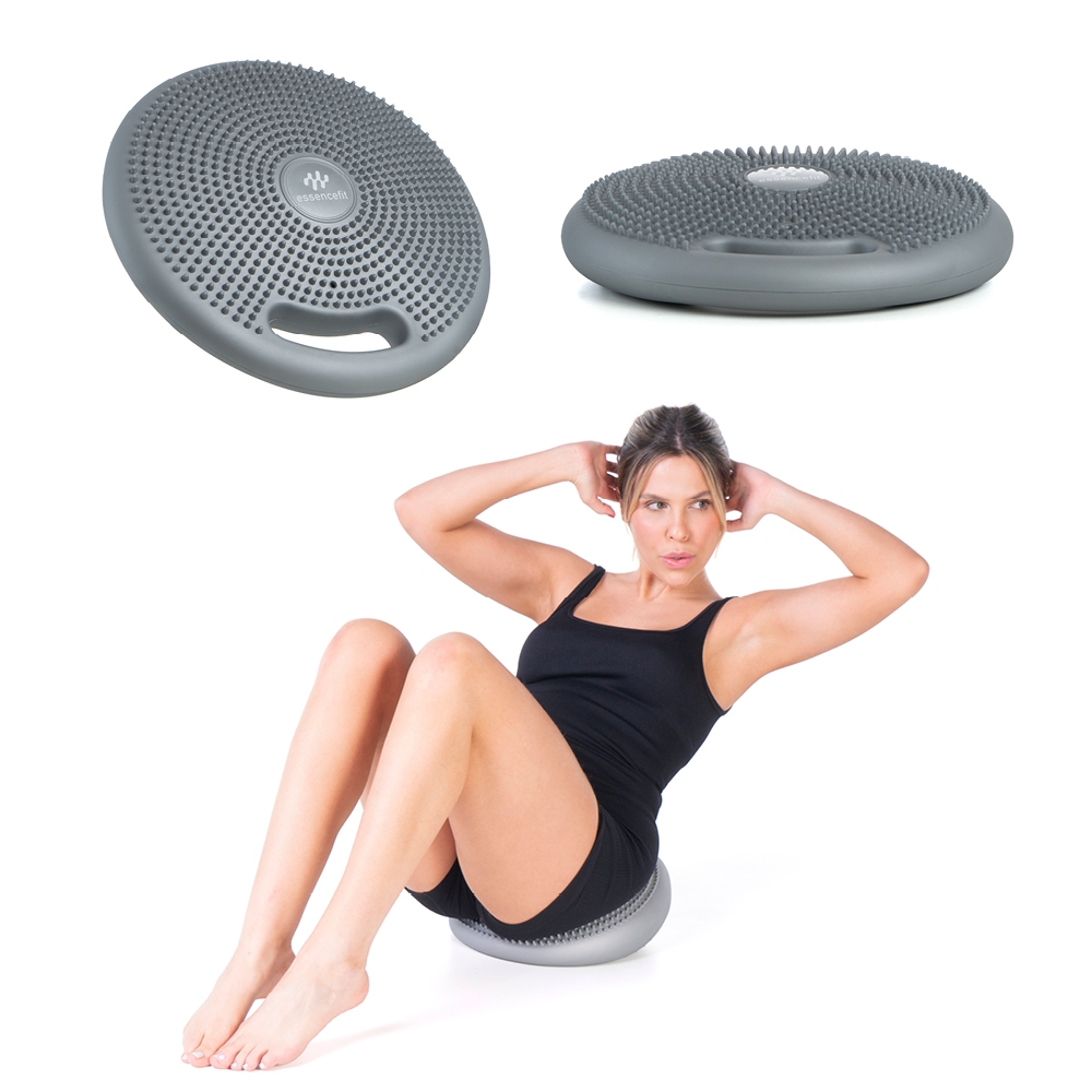 Almofada Equilíbrio Inflável Disco Yoga Pilates Fisioterapia Exercícios 34cm 150kg em Oferta na Shopee