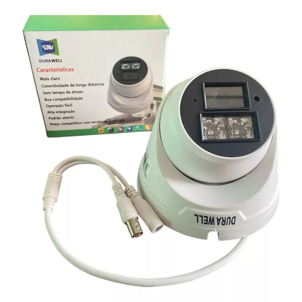 Câmera de Segurança Alta Definição HD 720p AHD Monitoramento Durawell em Oferta na Shopee