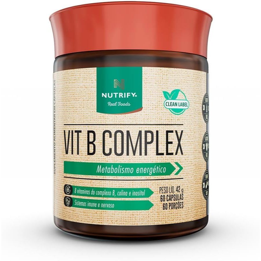 Vitamina Vit B Complex Nutrify 60 Cápsulas - Health