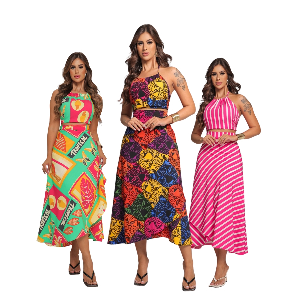 SAIA ENVELOPE Midi Longa Transpassada + Varias Cores em Oferta na Shopee