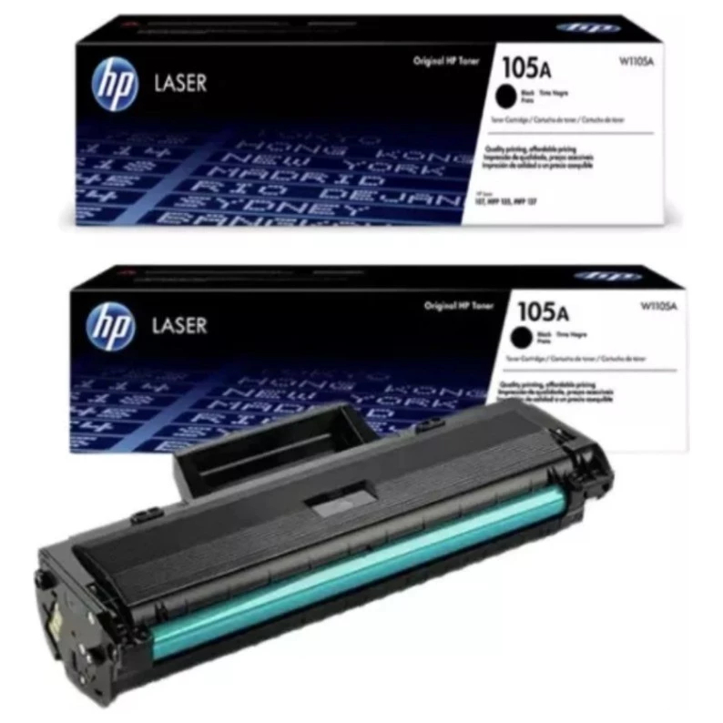 Kit 2x Toner P/ Hp 1105a Original Para Impressoras 105a 107a 107w Mfp 135w 135a LACRADO