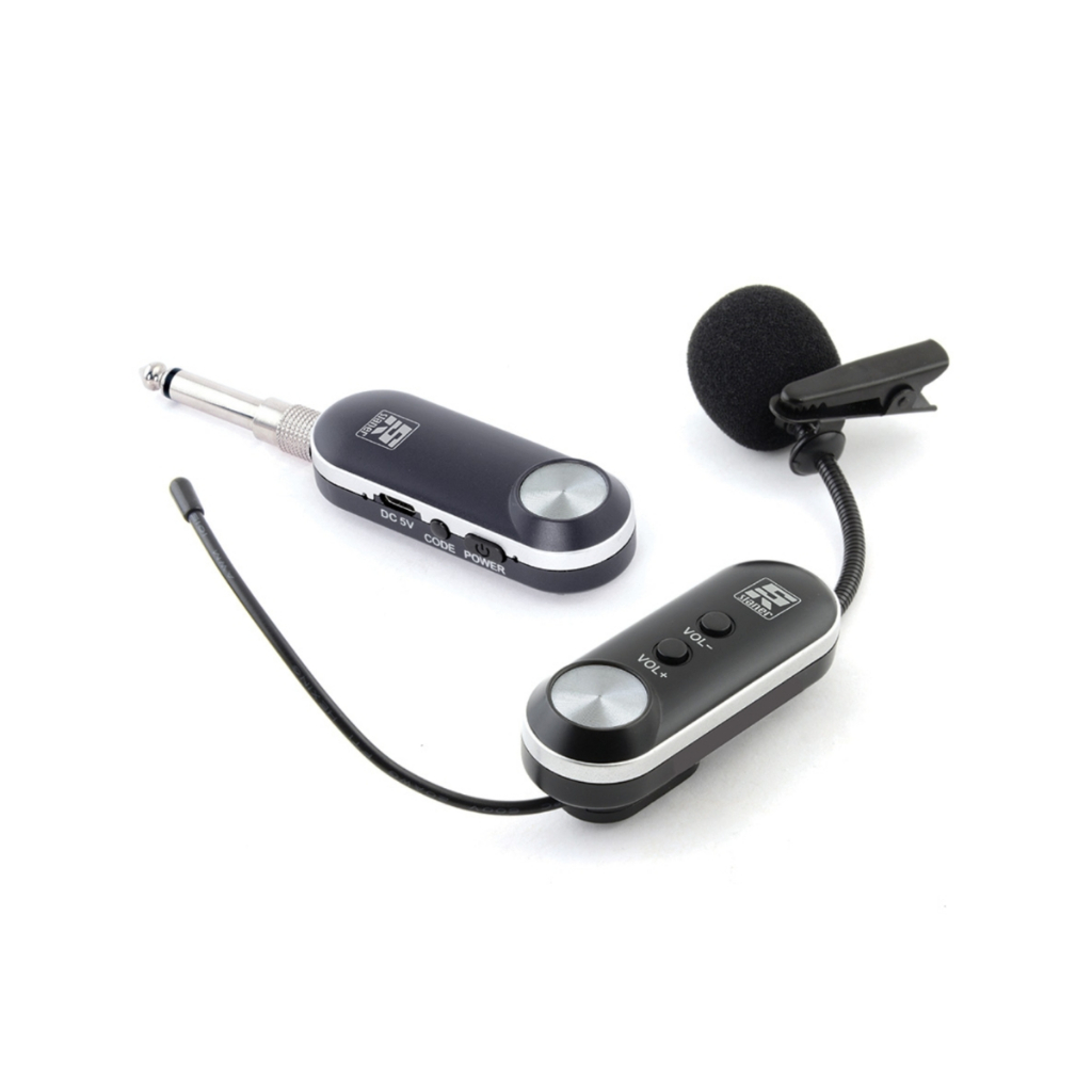 Microfone Lapela Sem Fio Compacto Simples Staner Sfl10 Uhf