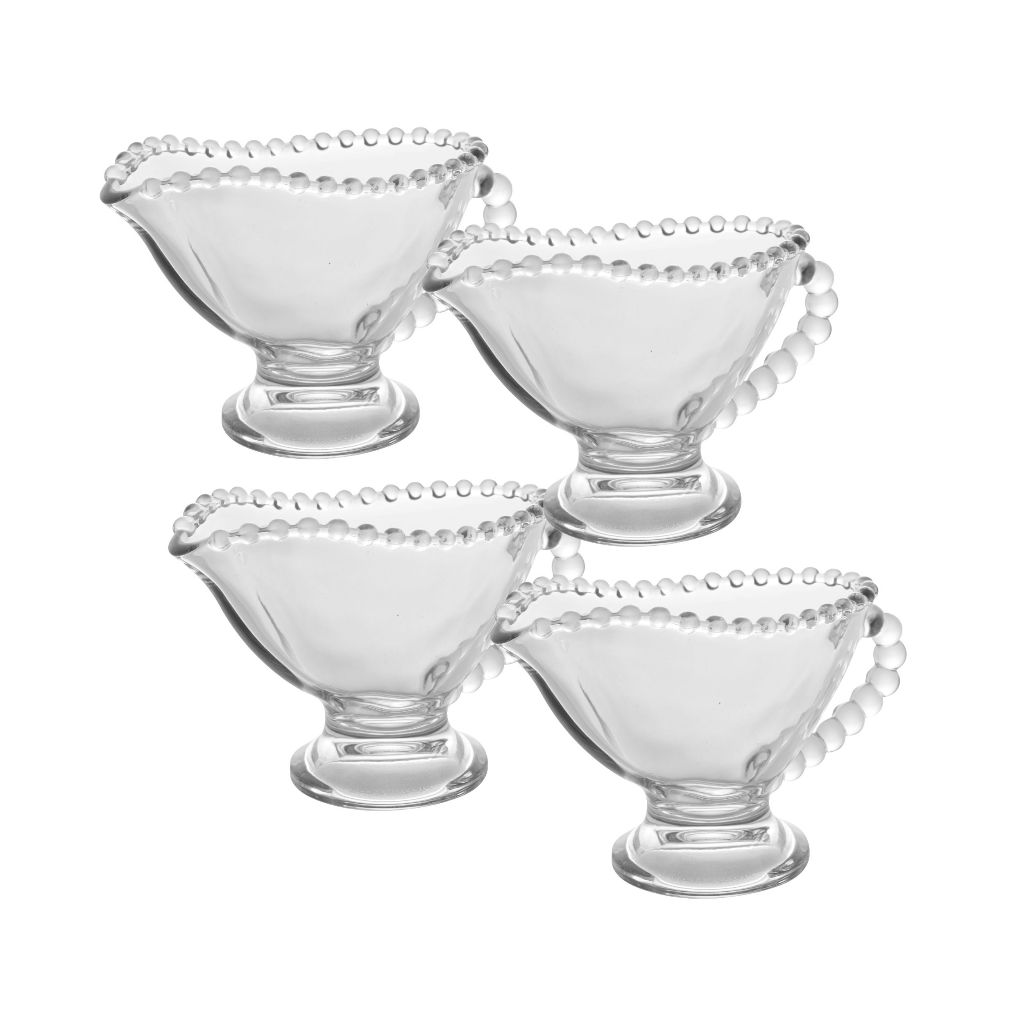 Molheira Salada Cristal Pearl 13x7x9cm 140ml Wolff em Oferta na Shopee