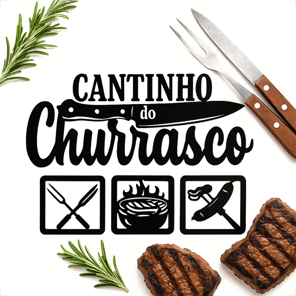 Decoração Churrasqueira Cantinho do Churrasco 4 Intens