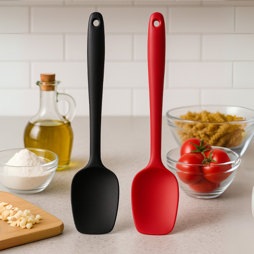 Espátula de Silicone 27,5X6cm Cozinha Alimento Culinária Confeitar Multiuso