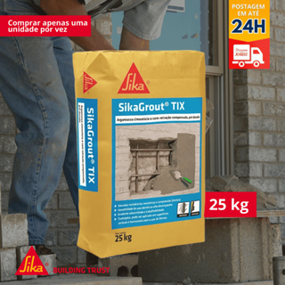 Sika Grout TIX Graute Tixotrópico Sem Fluidez para Reparos Estruturais (Saco 25kg) - SIKA em Oferta na Shopee