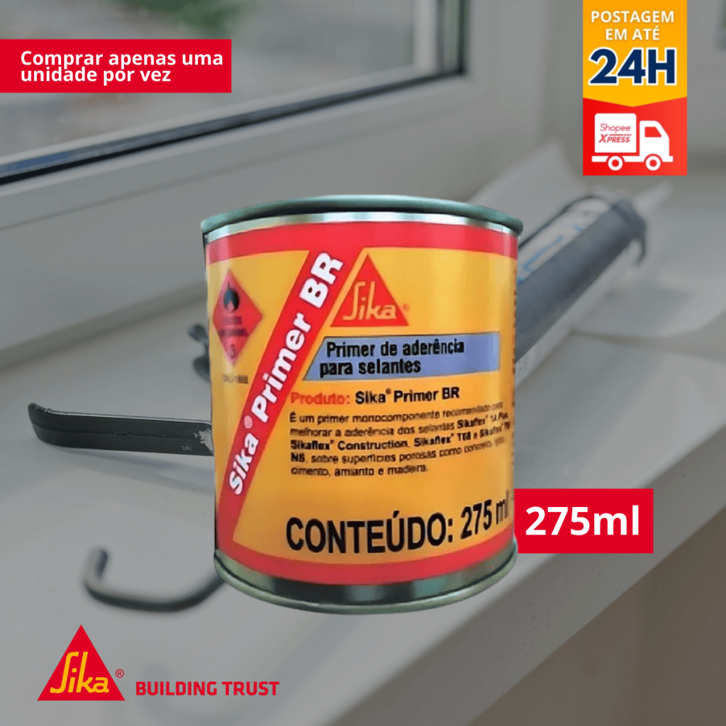 Primer para Selantes Sika® Primer BR - Castanho 275ml - SIKA