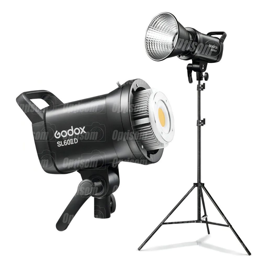 Iluminador Luz Led Estúdio Godox Sl60ii D 5600k 70w Bivolt Cor Da Estrutura Preto Cor Da Luz Branco Frio 110v/220v
