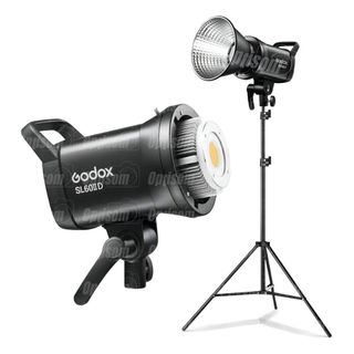 Iluminador Luz Led Estúdio Godox Sl60ii D 5600k 70w Bivolt Cor Da Estrutura Preto Cor Da Luz Branco Frio 110v/220v