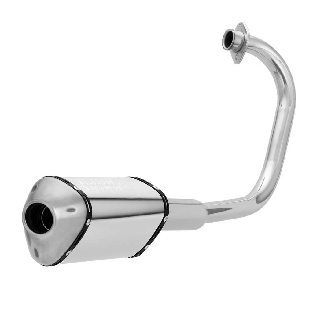 Escapamento Escape Moto Pro Tork Mini 3 Stamp Titan Ks Es 150 2009 A 2013 Fan 150 Mix 2010 Até 2013 em Oferta na Shopee