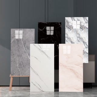 Kit 50 Placas Adesivos Mármore  60x30 Lavável [Parede] em Oferta na Shopee
