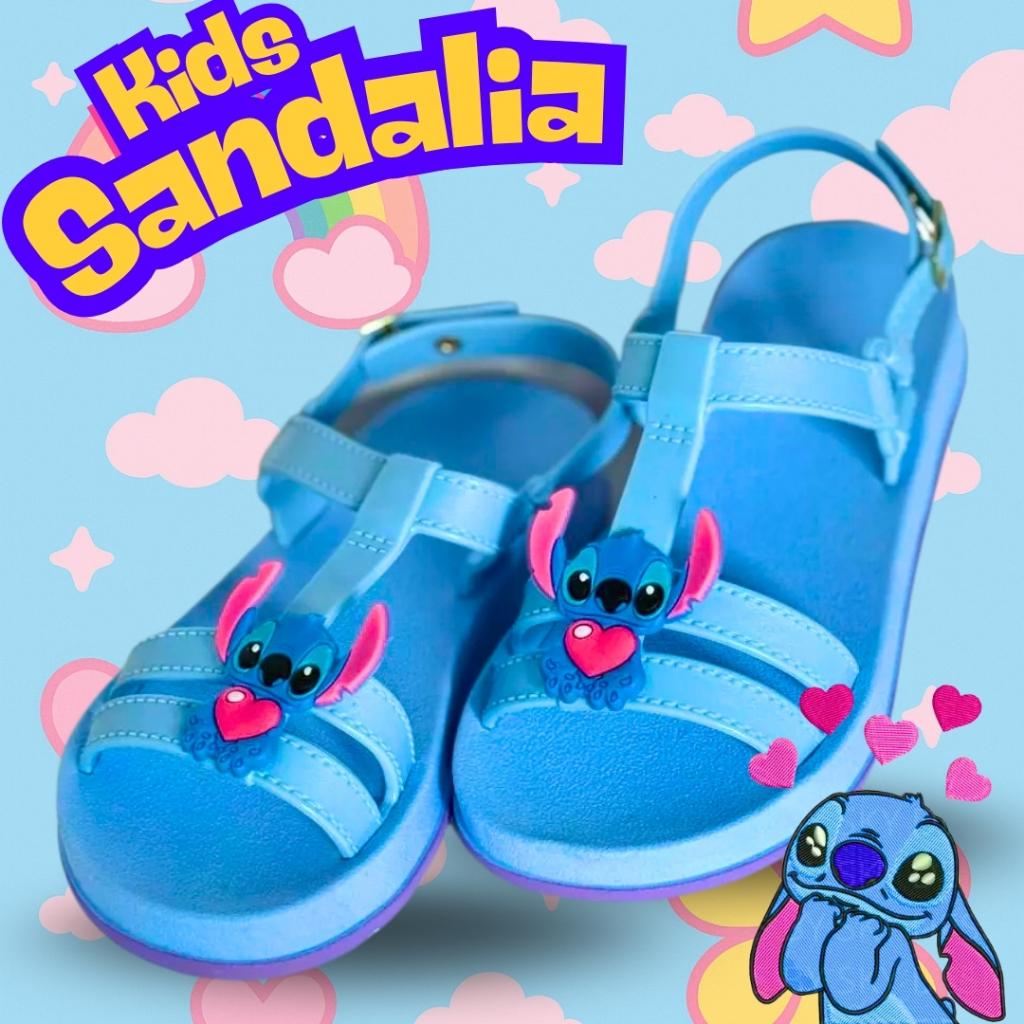Sandália Stitch 2025 Infantil Juvenil Menina Lançamento Menina Fofa Leve Macia em Oferta na Shopee