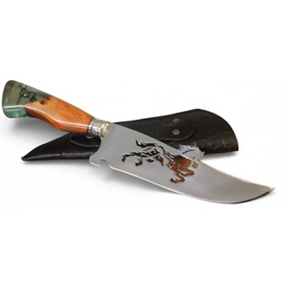 Faca Churrasco 8" com Cavalo Correndo | Estilo Gaúcho em Oferta na Shopee