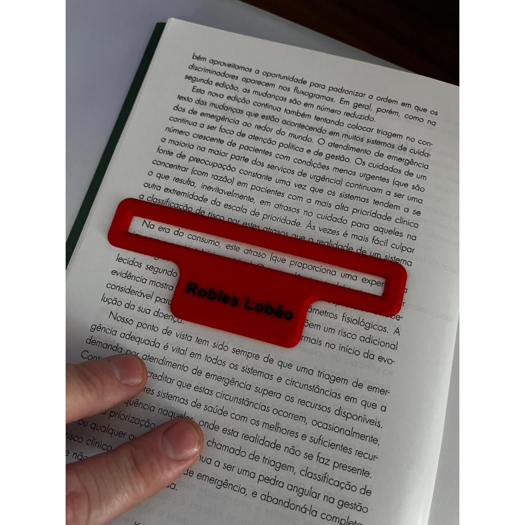 Régua auxiliadora de leitura, Livro, Guia de leitura, Foco de atenção, Dislexia personalizada com seu nome. em Oferta na Shopee