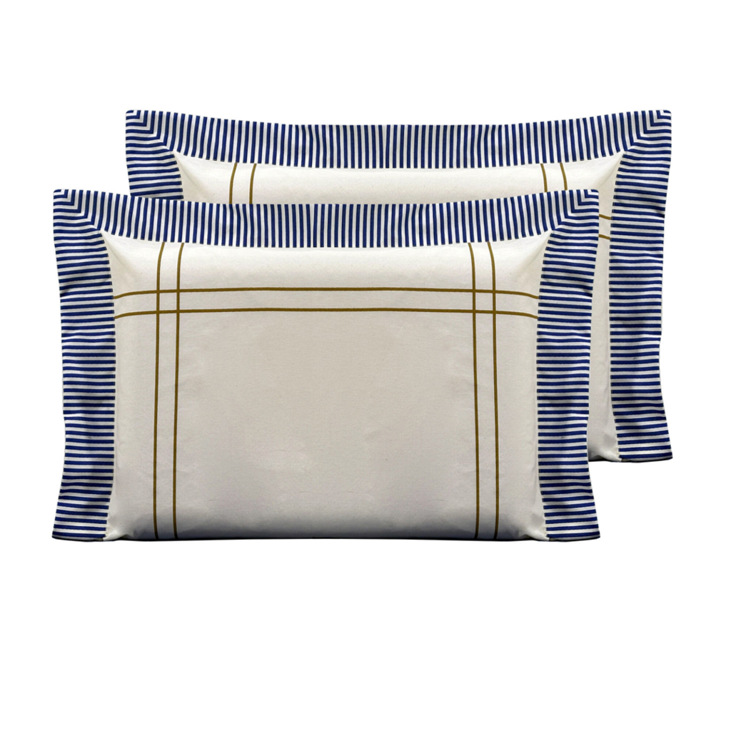 Fronha Percal 180 Fios Algodão 02 Peças Porcelana em Oferta na Shopee