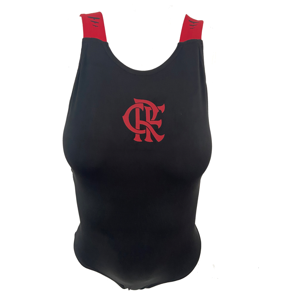 BODY SUPLEX FLAMENGO (RUBRO-NEGRO) em Oferta na Shopee