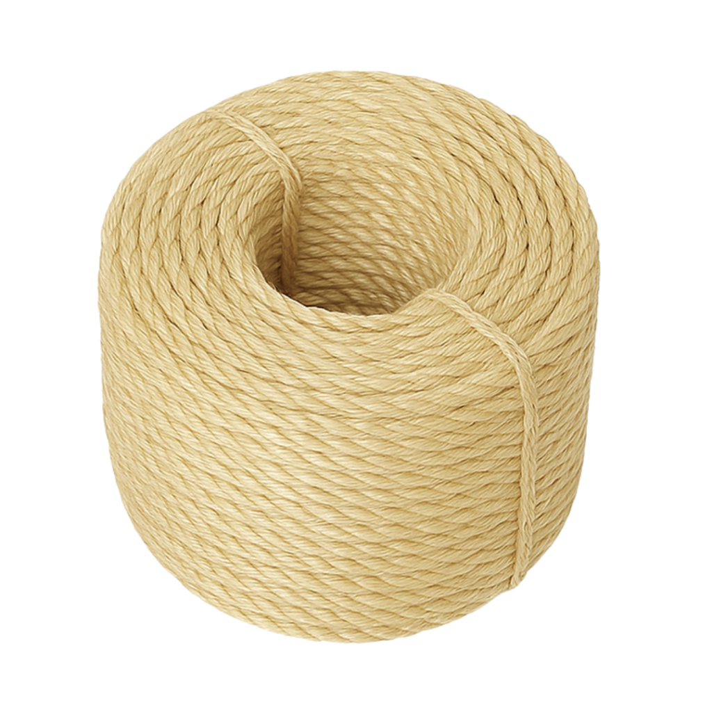 Rolo Corda De Sisal 8mm 220 Metros Rasada Arranhador Para Gatos Artesanatos Decoração Amarração