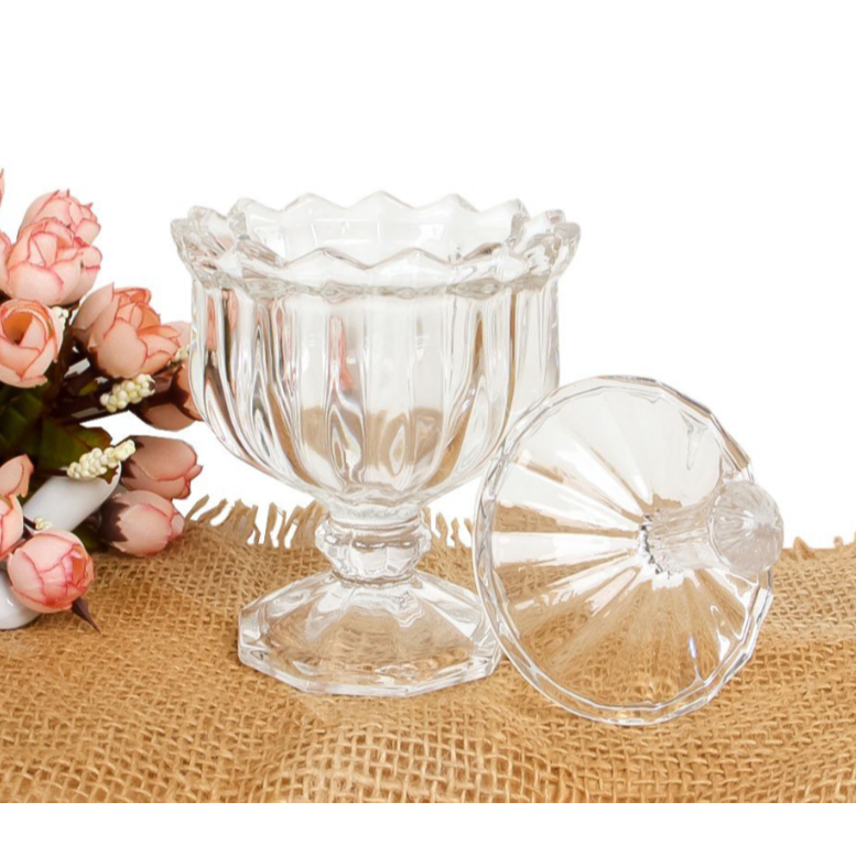 Bomboniere Baleiro Porta Doce baleiro de VIDRO Luxo Potiche Decorativo
