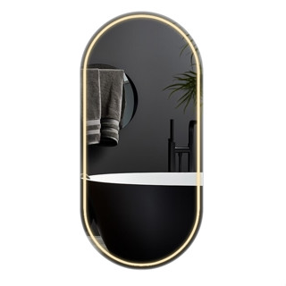 Espelho Oval 40x80cm com Led Design Minimalista Perfeito para sua Decoração