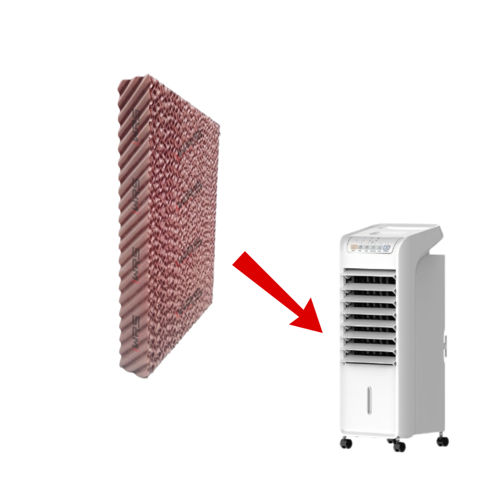 Placa Evaporativa Colmeia Filtro Para Climatizador Midea Akaf1 e Akaf2